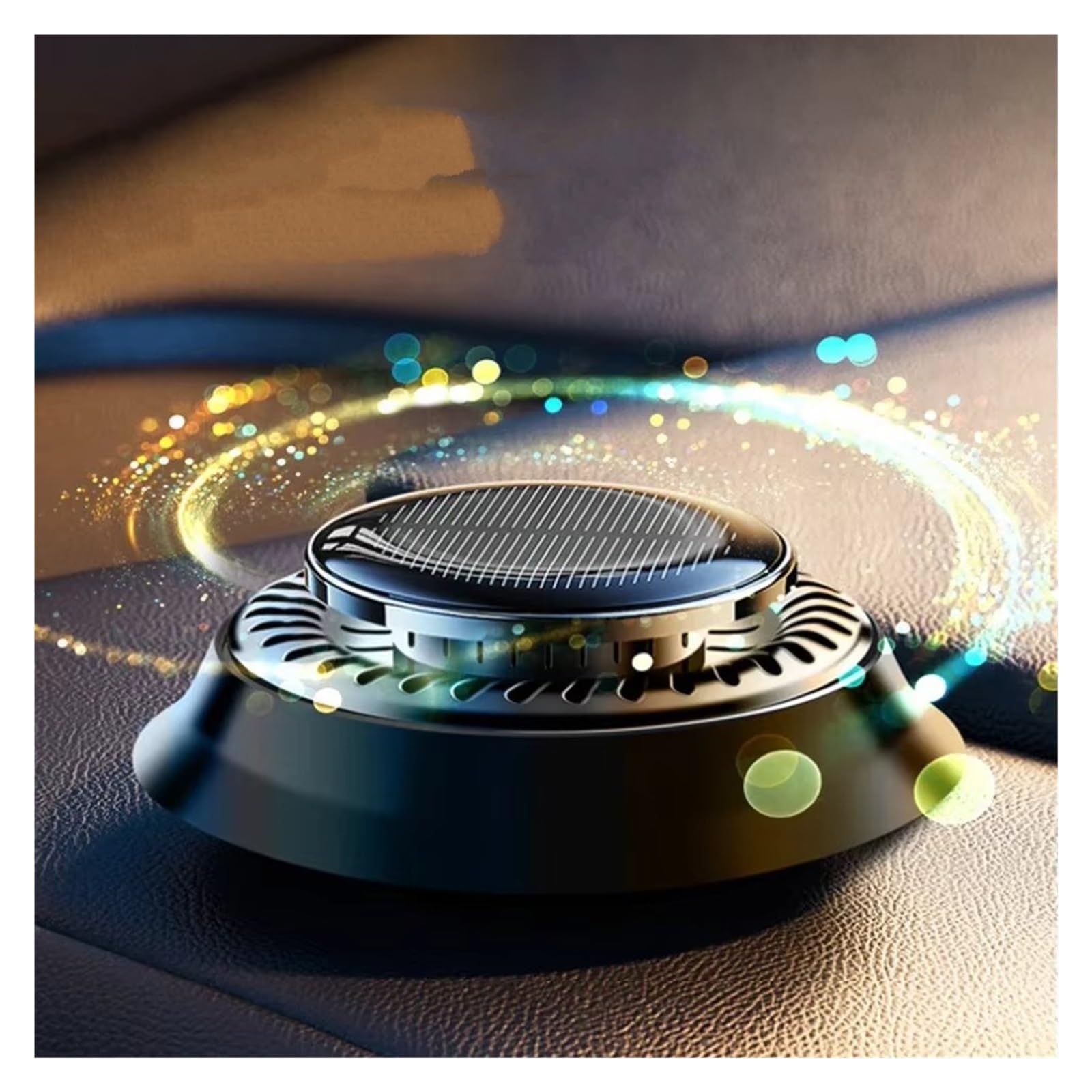 Auto Interior Electromagnetic Deicer Solar Auto Fragrance Perfume Durable Decoration Car-Fragrance Car Accessories Interior Car Interior Trim(Gulong)