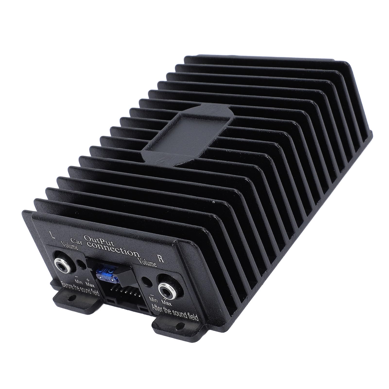 ANGGREK Wzmacniacz Nawigacyjny DSP, Metalowa Technologia Klasy A B, Duża Moc 4X50W dla Subwoofera Radiowego z Systemem (A)