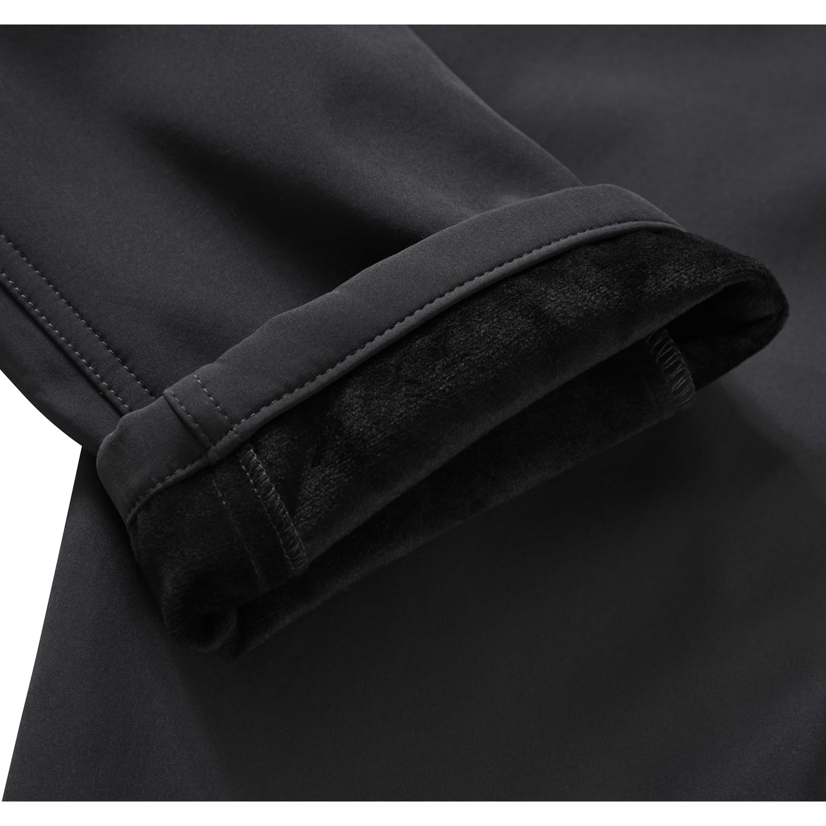 yeyity Pantalon d'extérieur pour homme - Imperméable - Softshell - Coupe-vent - Pantalon de ski d'hiver - Doublure polaire chaude