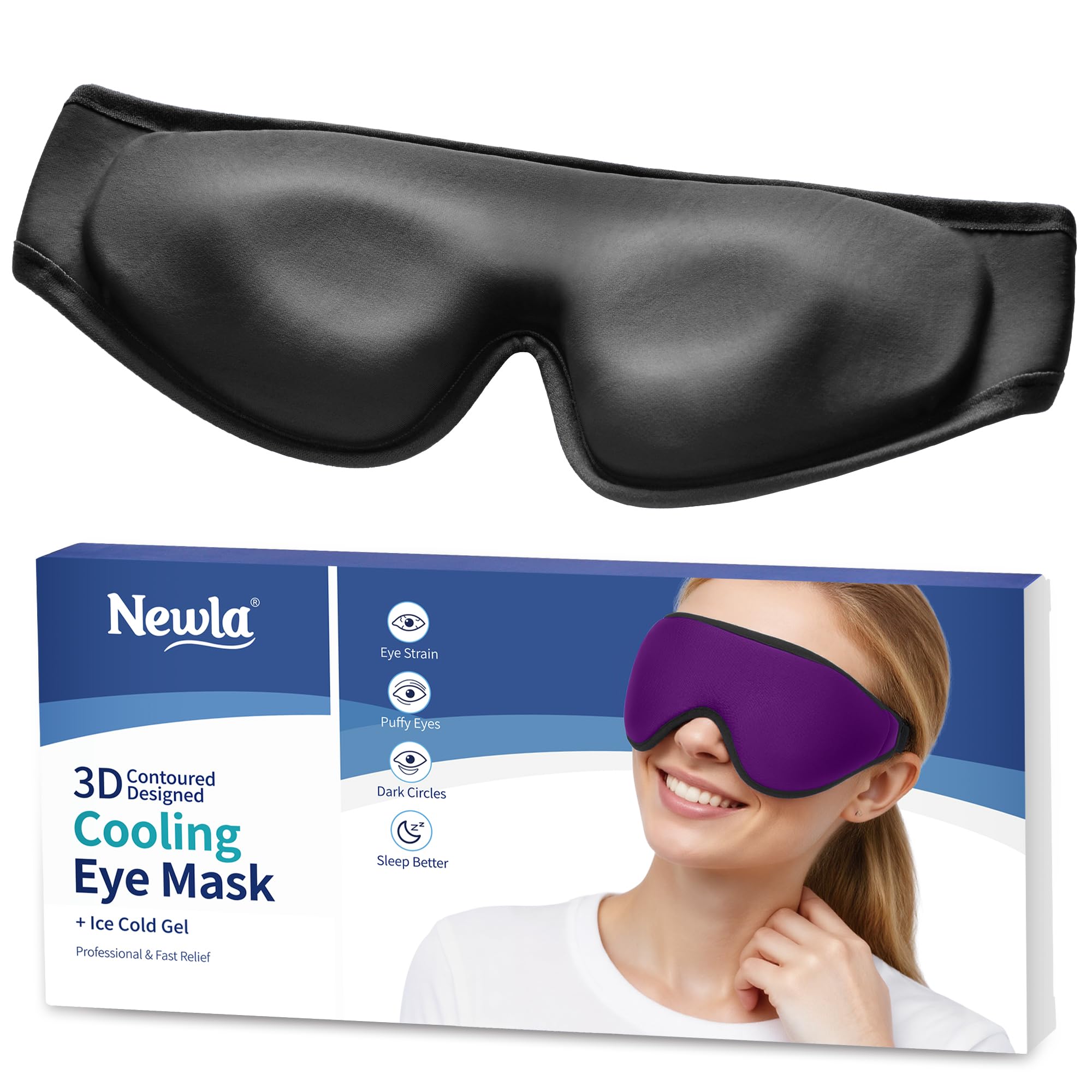 Cooling Gel Eye Mask for Puffy Eyes, Larger Full-Eye Contour Cold Compress — Amazon image 11