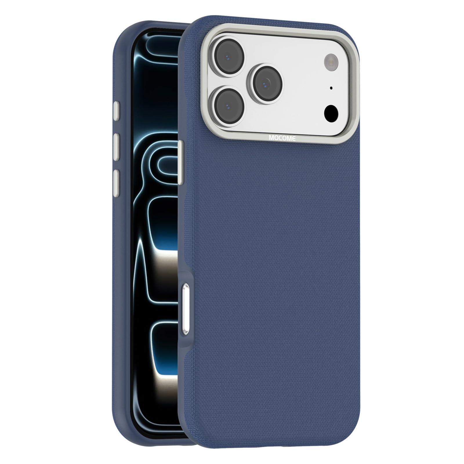 Magnética Funda para iPhone 18 Pro Max/18 Pro, Delgado Cuero Antideslizante
