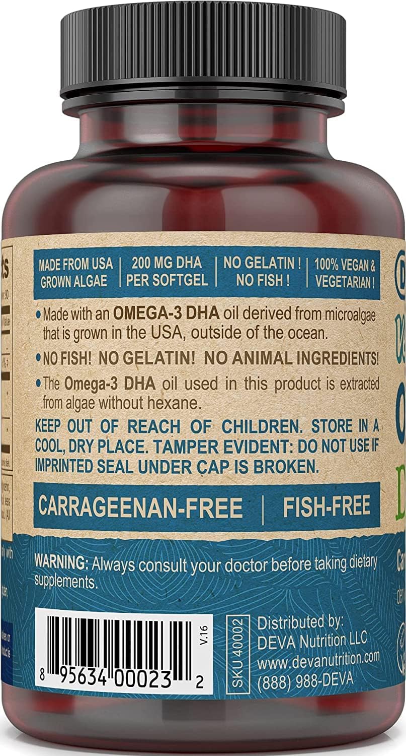 Deva Vegan Vitamins Omega3 DHA