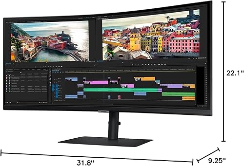 Miniatura 16 de Samsung 34” ViewFinity S65UC, Ultra-WQHD, 100Hz, AMD FreeSync™ HDR10, Monitor curvo con altavoces incorporados, USB-C, interruptor KVM
