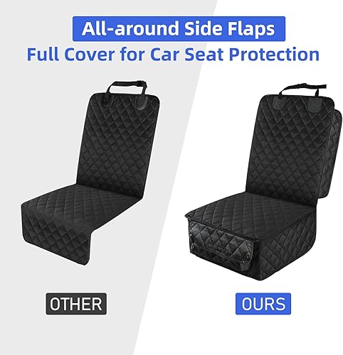 Miniatura 3 de PETICON Funda impermeable para asiento delantero de automóvil, paquete de 2 unidades, funda de asiento de automóvil para perro de protección