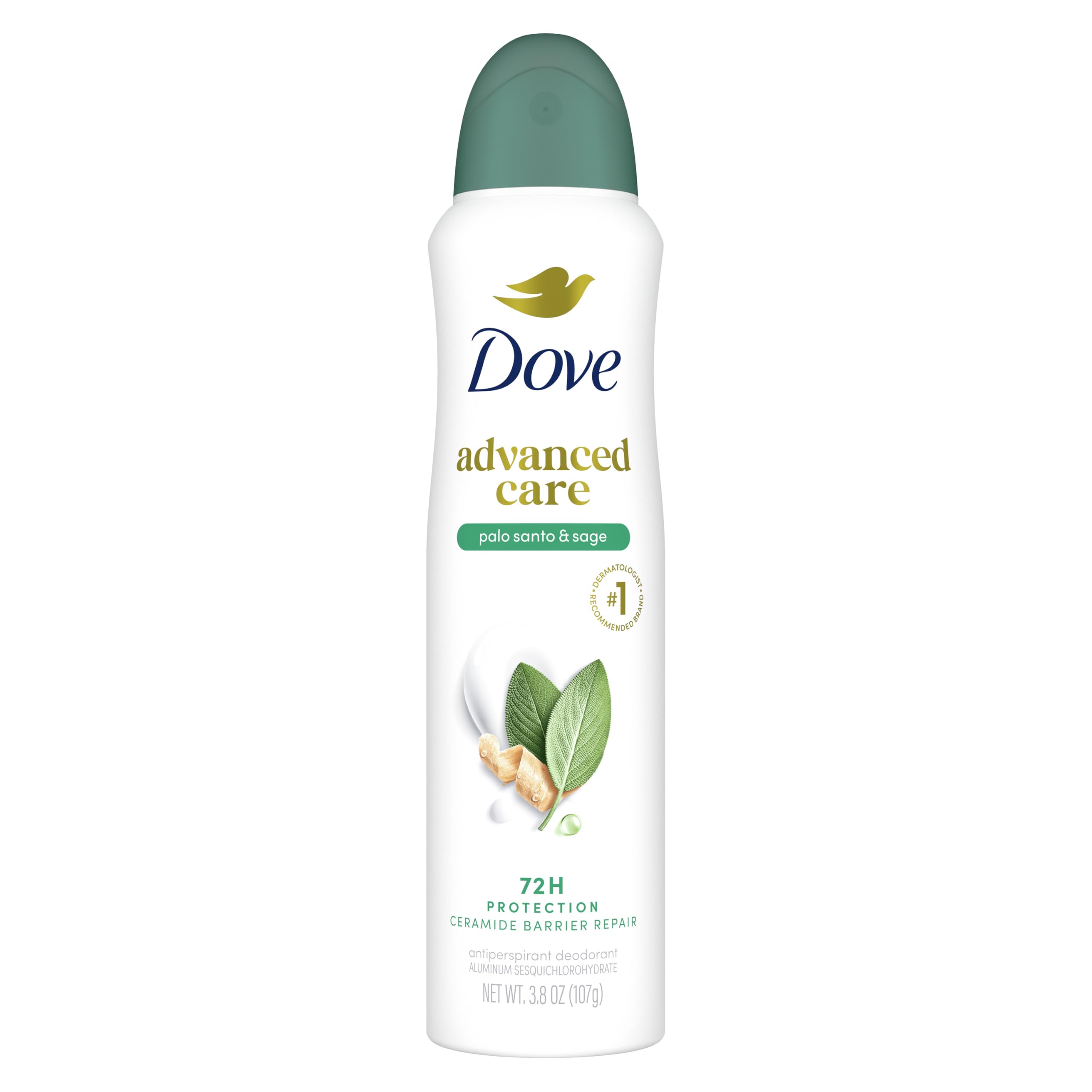Dove Advanced Care Antiperspirant Dry Spray Palo Santo & Sage 3.8 oz