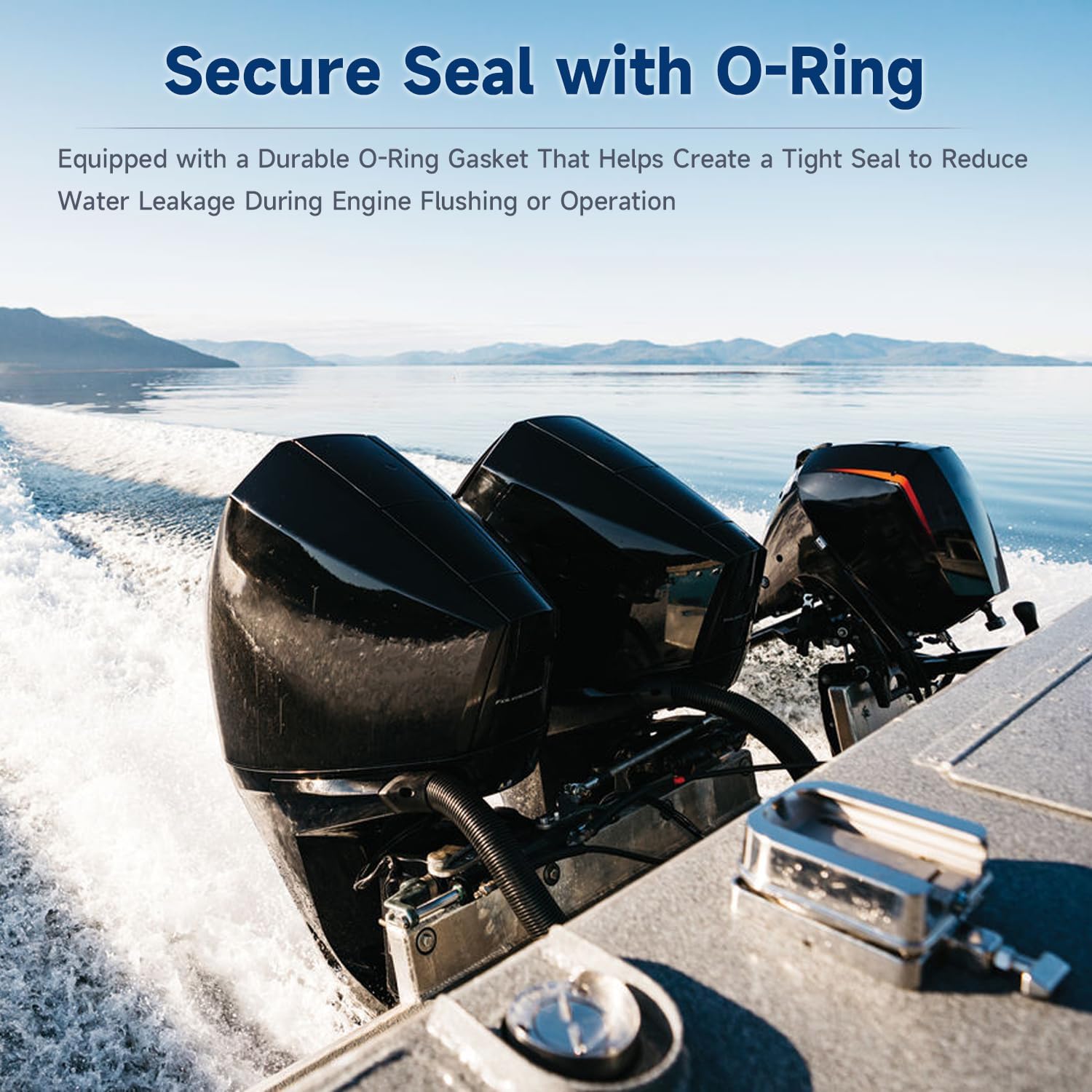 Plug Flush Port Outboard Flush Plug Compatible with Mercury Marine Verado Pro XS FourStroke SeaPro 75HP-500HP & V10 Replace#: 22-888958001 888958001 8M0215105 Include O-Ring Gasket