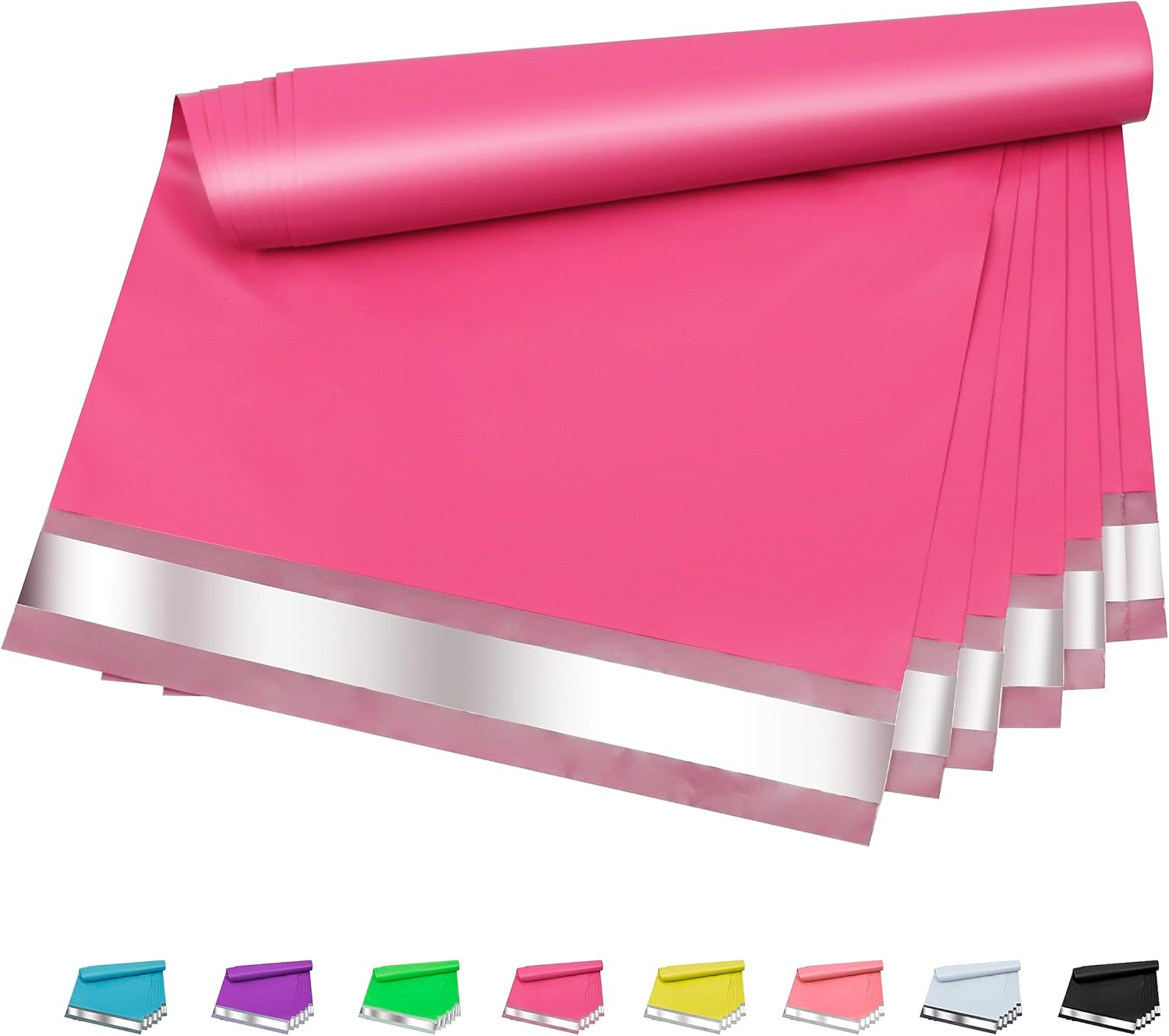 Vapulcio Poly Mailers 10x13 inch 25 Pcs, Rose red Plastic