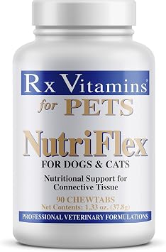 Rx Vitamins NutriFlex for Cats & Dogs - Glucosamine for Dogs - 90ct
