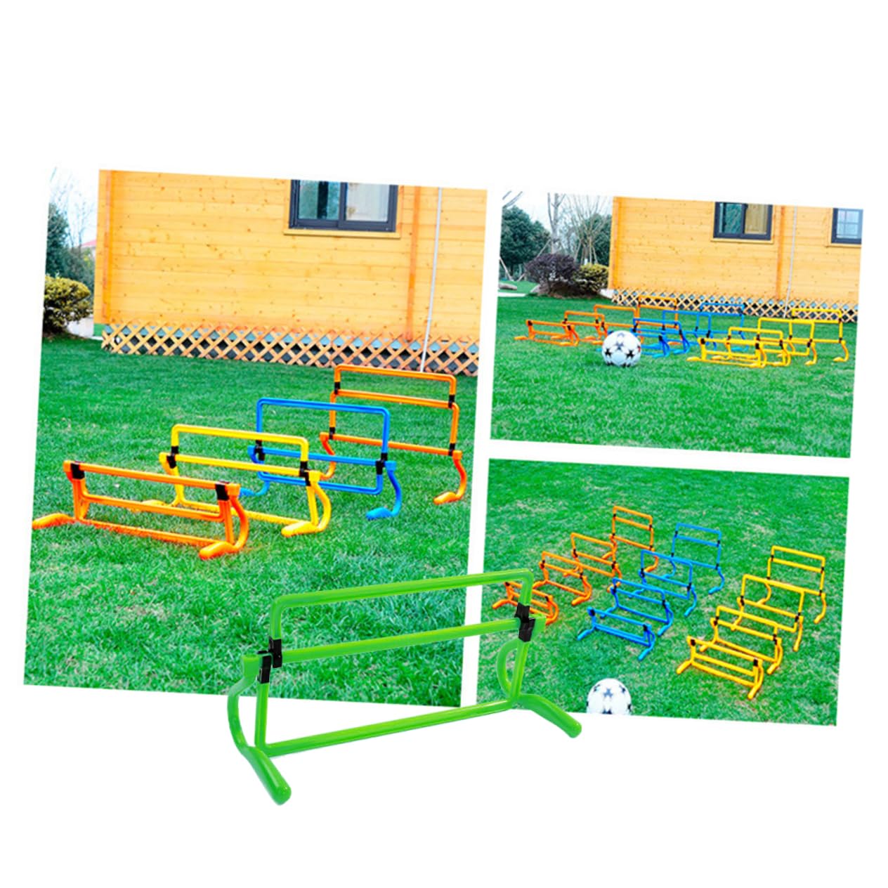 VICASKY Fitness Soccer Training Accesspries Pro Footwork Agility Hurdles Enhance Your Workout for Sports Like Football Baseball Hockey and
