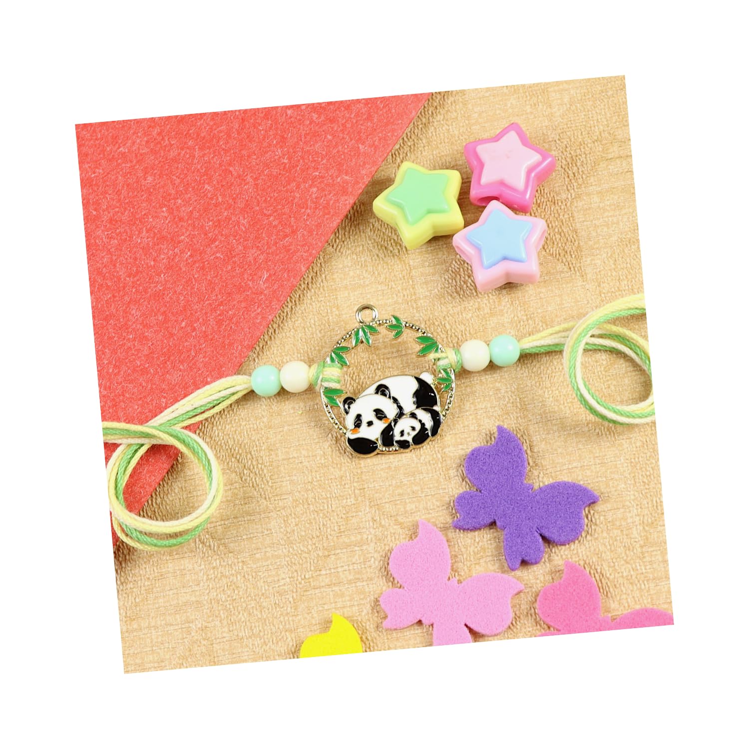 Rakhi for Kids Brother Bhai Bhaiya Panda Rakhi with Roli Chawal One Unit Boys Girls Green-image-12