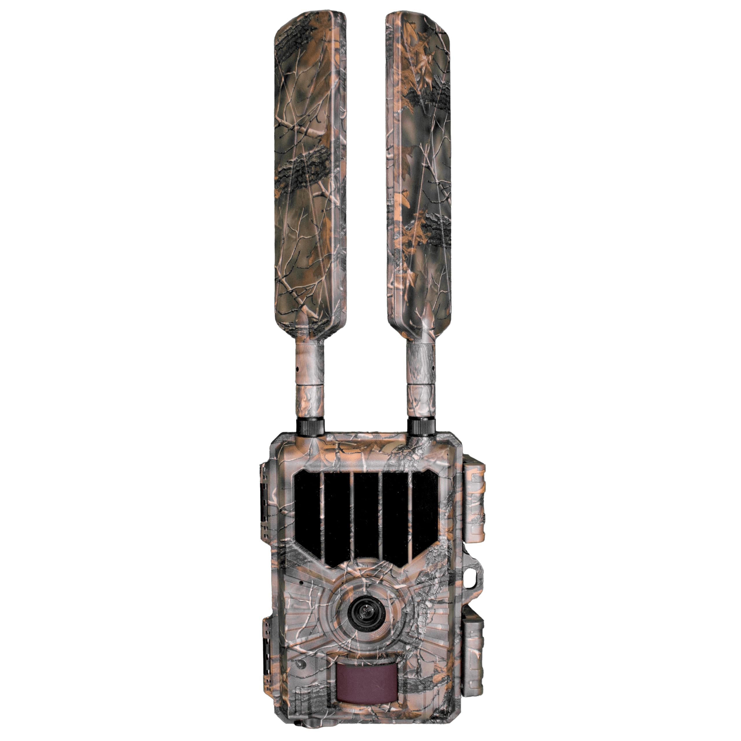 HuntEmUp WiseEye Data Cam 2 DC-2 Double Bundle 2-pack with 2pc Solar Panel + 2pc 32GB SD Card + Card Reader + Case