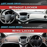 Vista 2 de BORATO Cubierta del salpicadero del automóvil, protector de parasol, alfombras, para Chevrolet Cruze 2009-2015 MK1, accesorios