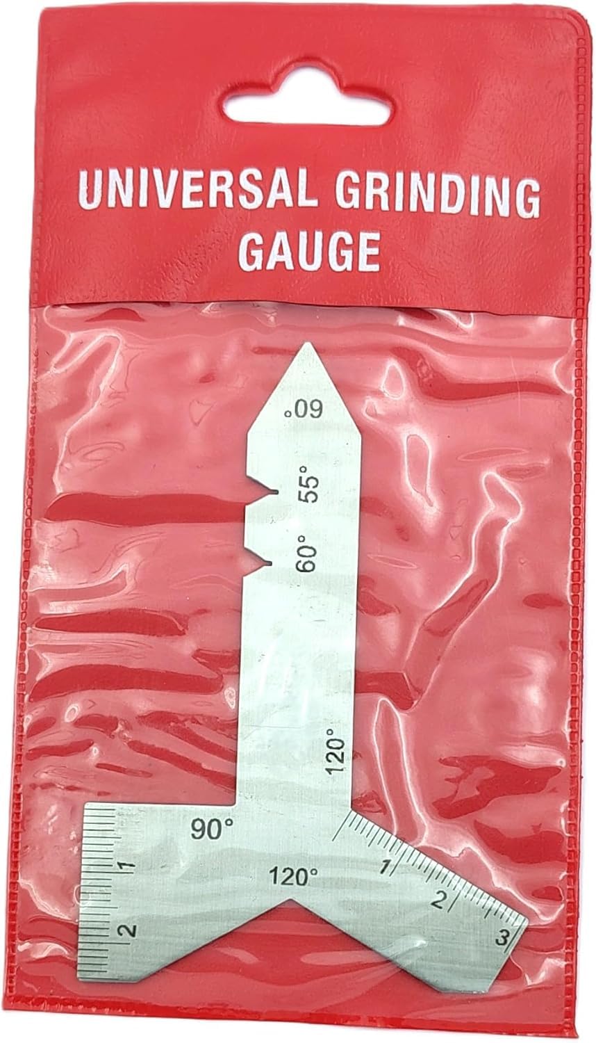 Buyohlic Universal Grinding Gauge 55, 60, 90, & 120 Degrees Angle Tool