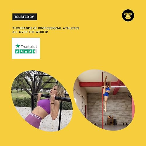 Miniatura 5 de MONKEY HANDS MonkeyHands Gel Grip Pole Dance, Calistenia, Anillos, Parkour, Gimnasia, Padel, Tenis y más  Alto Rendimiento  Respetuoso con la Piel