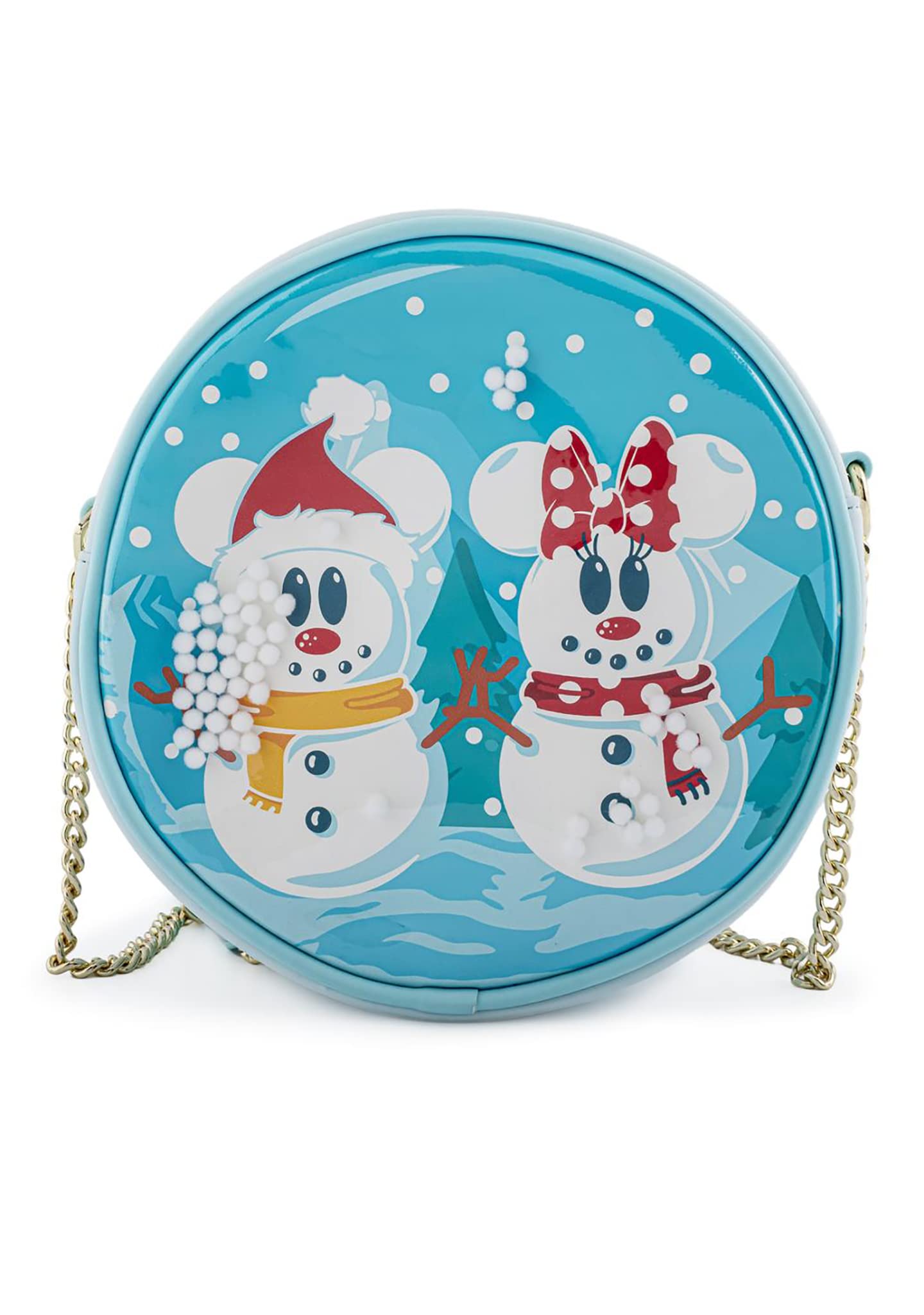 Loungefly- Bolso Mickey Minnie Snowman Disney Juguete, Multicolor (130218)