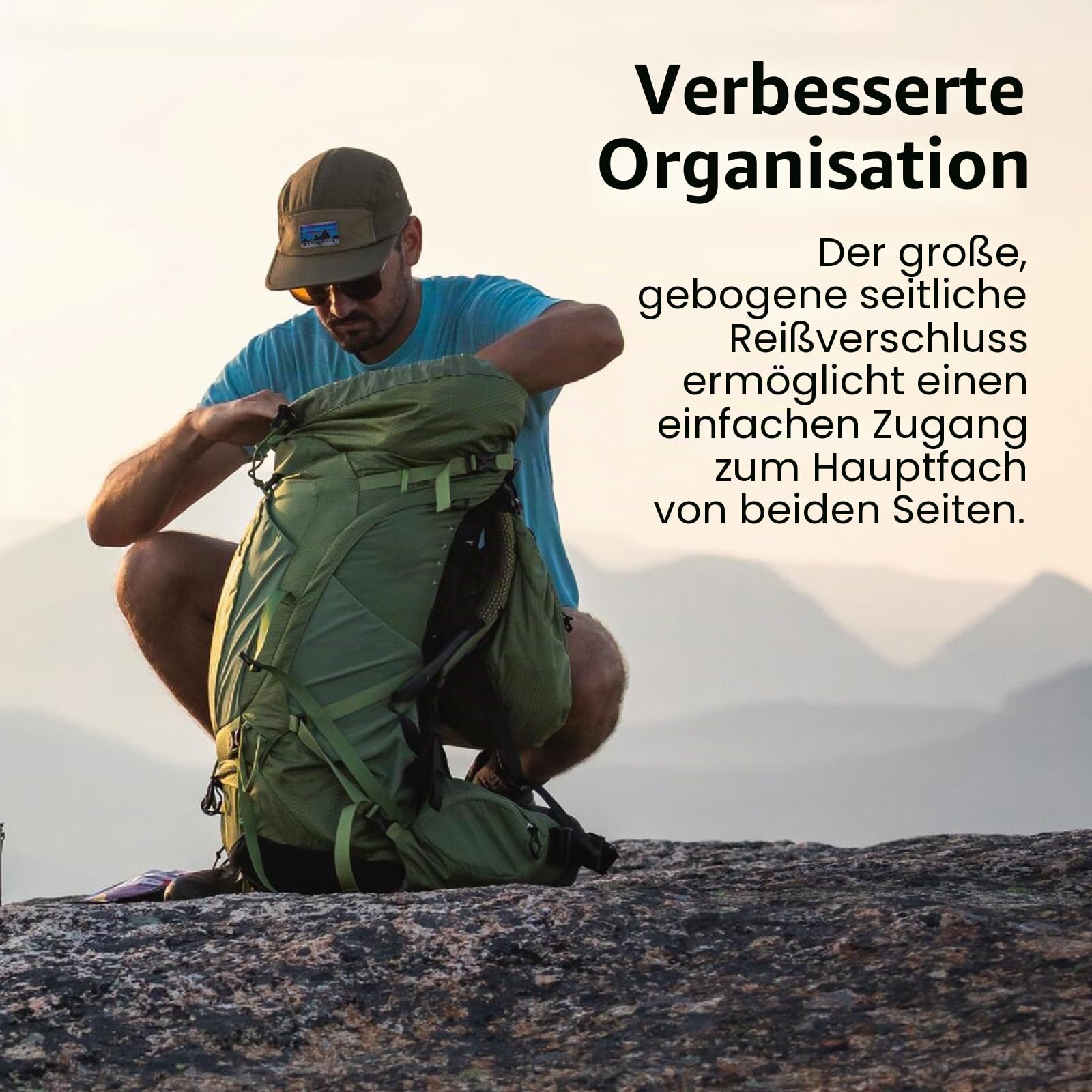 Osprey Atmos AG Wanderrucksack für Herren, 50 l