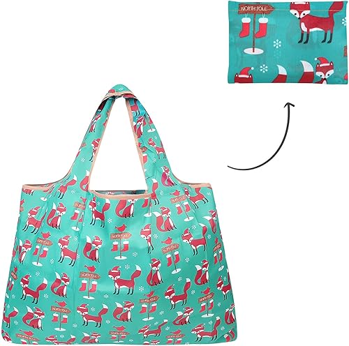 Miniatura 4 de alldyrew - Bolsa grande de nailon para comestibles, plegable, reutilizable