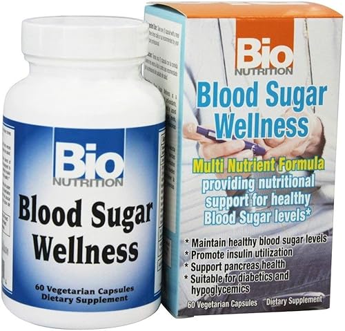 Bio Nutrition - Bienestar del Azúcar en la Sangre - 60 Cápsulas Vegetarianas