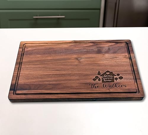 Tabla de cortar personalizada Regalo de boda para pareja Tablas de cortar personalizadas Mr & Mrs Madera Grabada