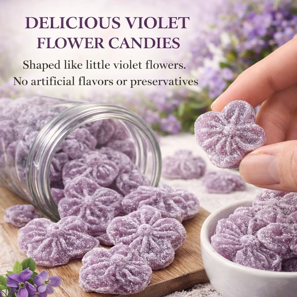 Amazon.com : Violet French Hard Candy L'Ami Provencal Hard Candy