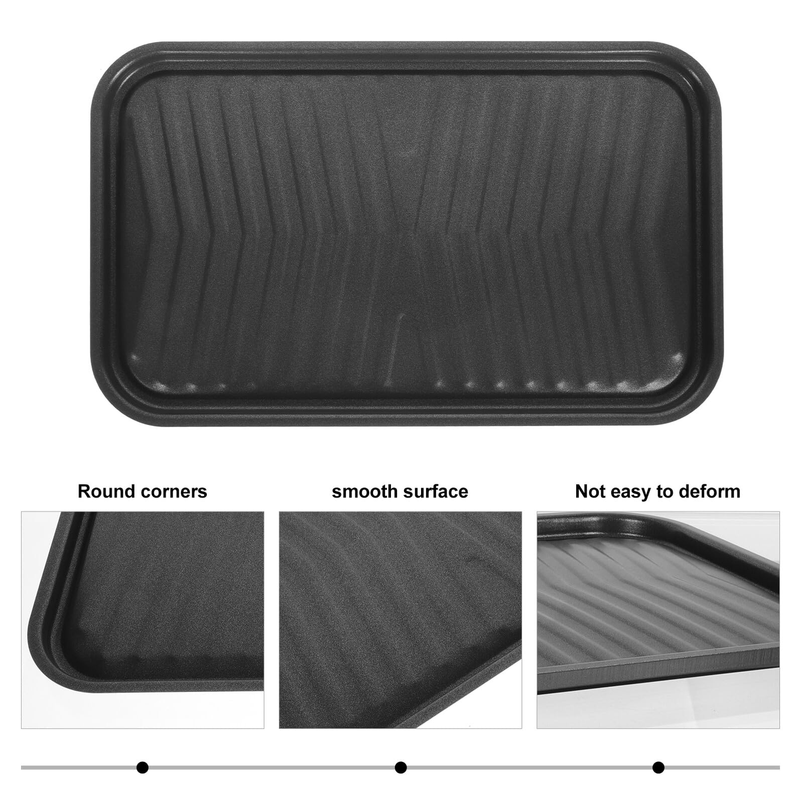 Piastra Antiaderente per Barbecue 40X245 CM Padella Grill per Pesce e Carne Teglia da Forno Versatile per Grigliate Domestiche e Riunioni Familiari