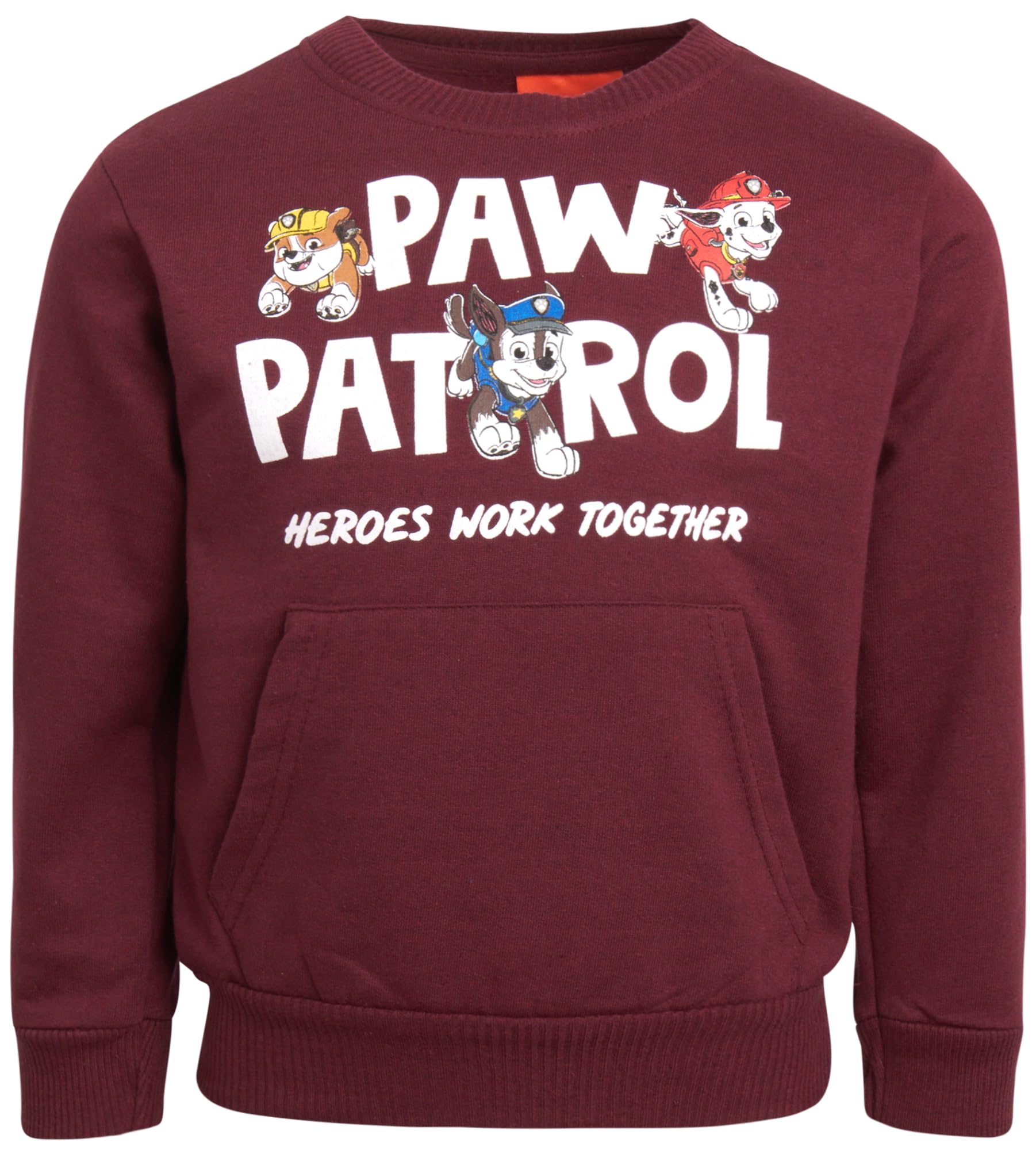 NickelodeonBoys' Paw Patrol Hoodie Sweatshirt - Chase, Marshall, Rubble, Skye (2T-7)