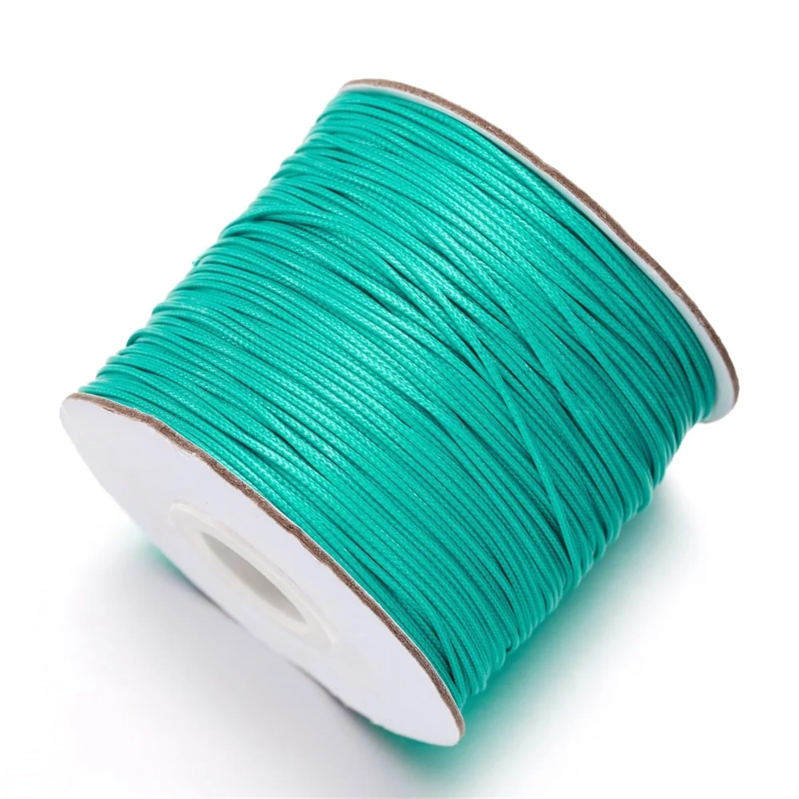Qzhaxityt Turquoise Polyester Braided Wax Cord