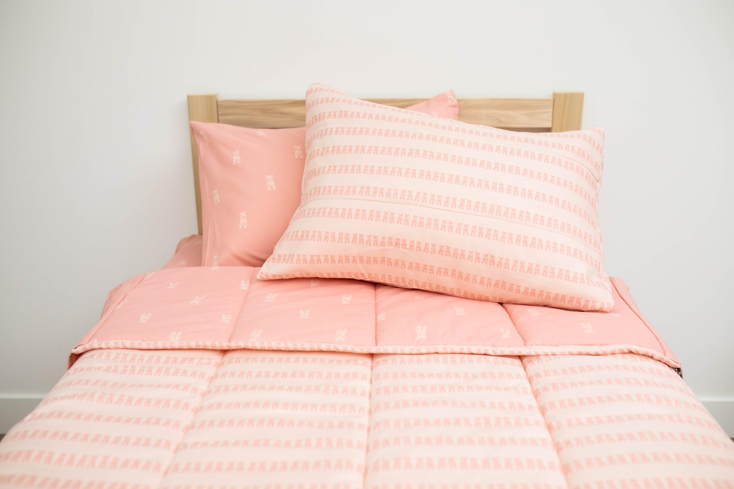 Beddy's Pink Ballerina Girls Durable Zipper Bedding, Bed in a Bag, Pink Ballet Sheets and Comforter, Easy to Make and Wash, Includes Pillowcase & Pillow Sham Kids Zip Bedding, Super Soft All Season
