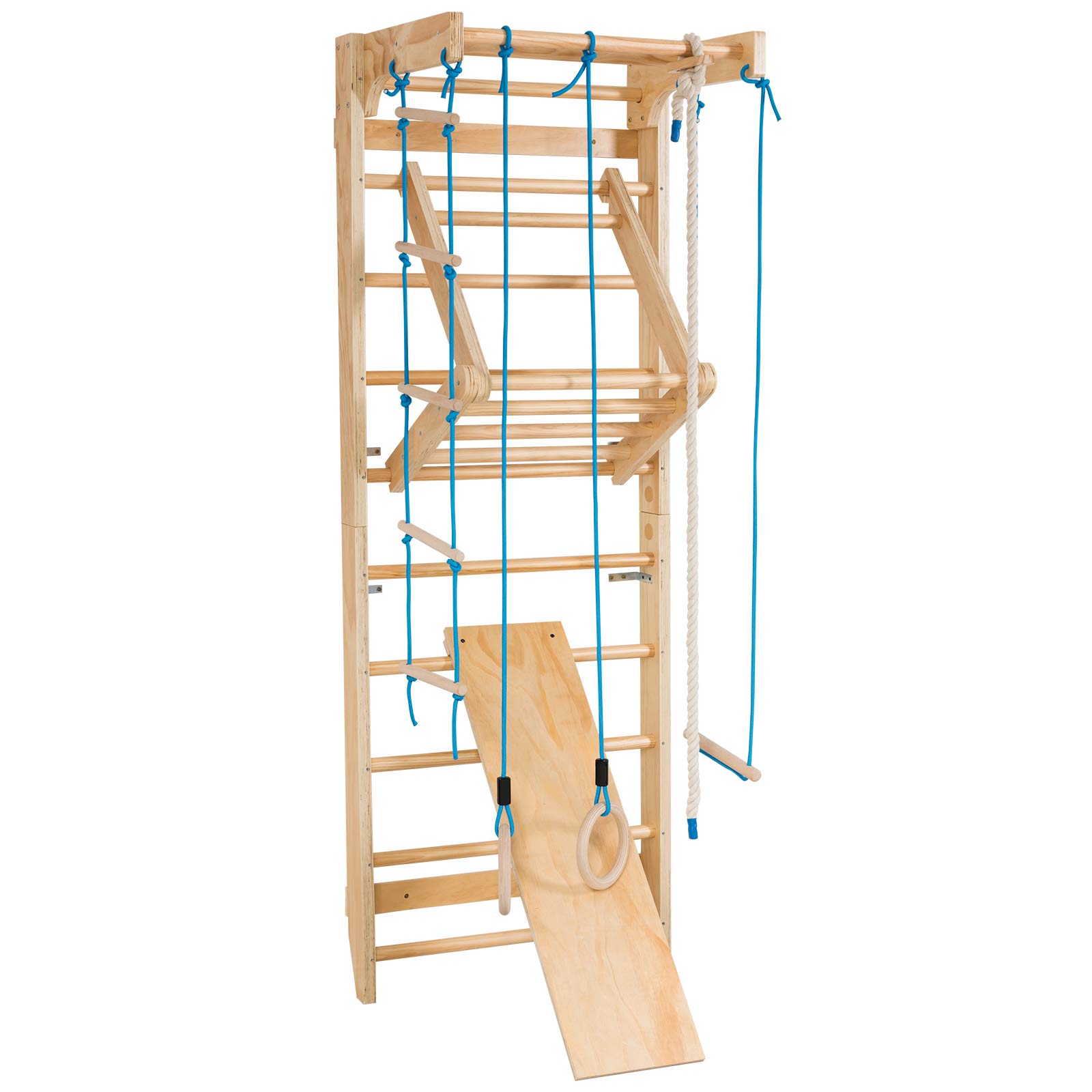Buy Maxmass Wooden Swedish Ladder Wall Set, Walled Stall Bars with