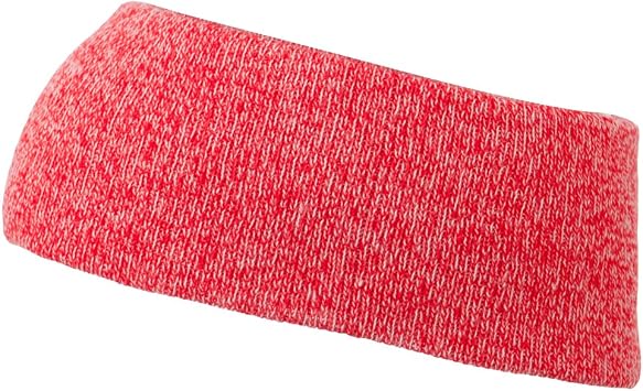 Stretch Marled Thick Headband - Red