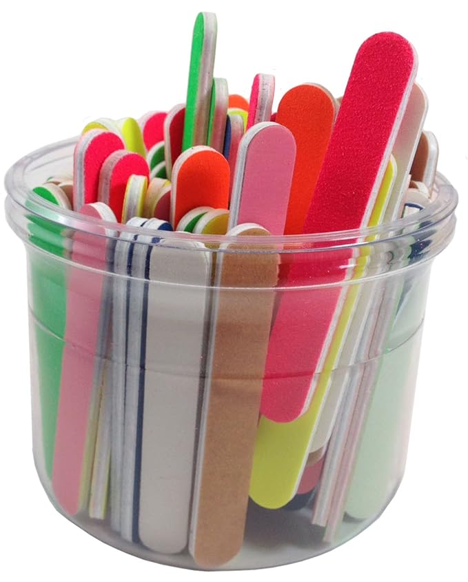 Iridesi Assorted Colors and grits 31/2" Mini File Bucket