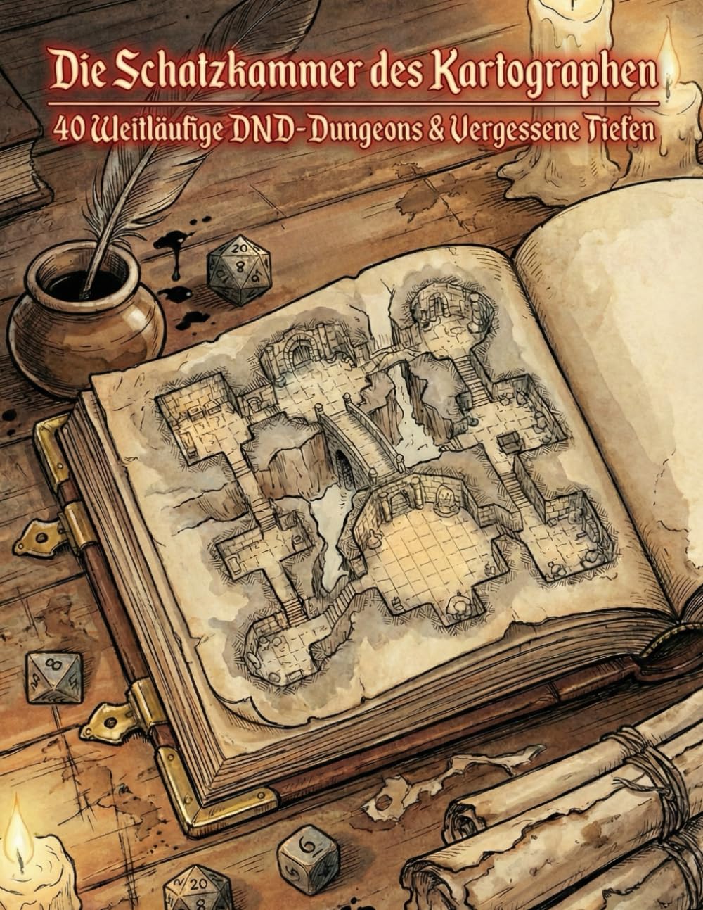Die Schatzkammer des Kartographen 40 Weitläufige DND-Dungeons & Vergessene Tiefen