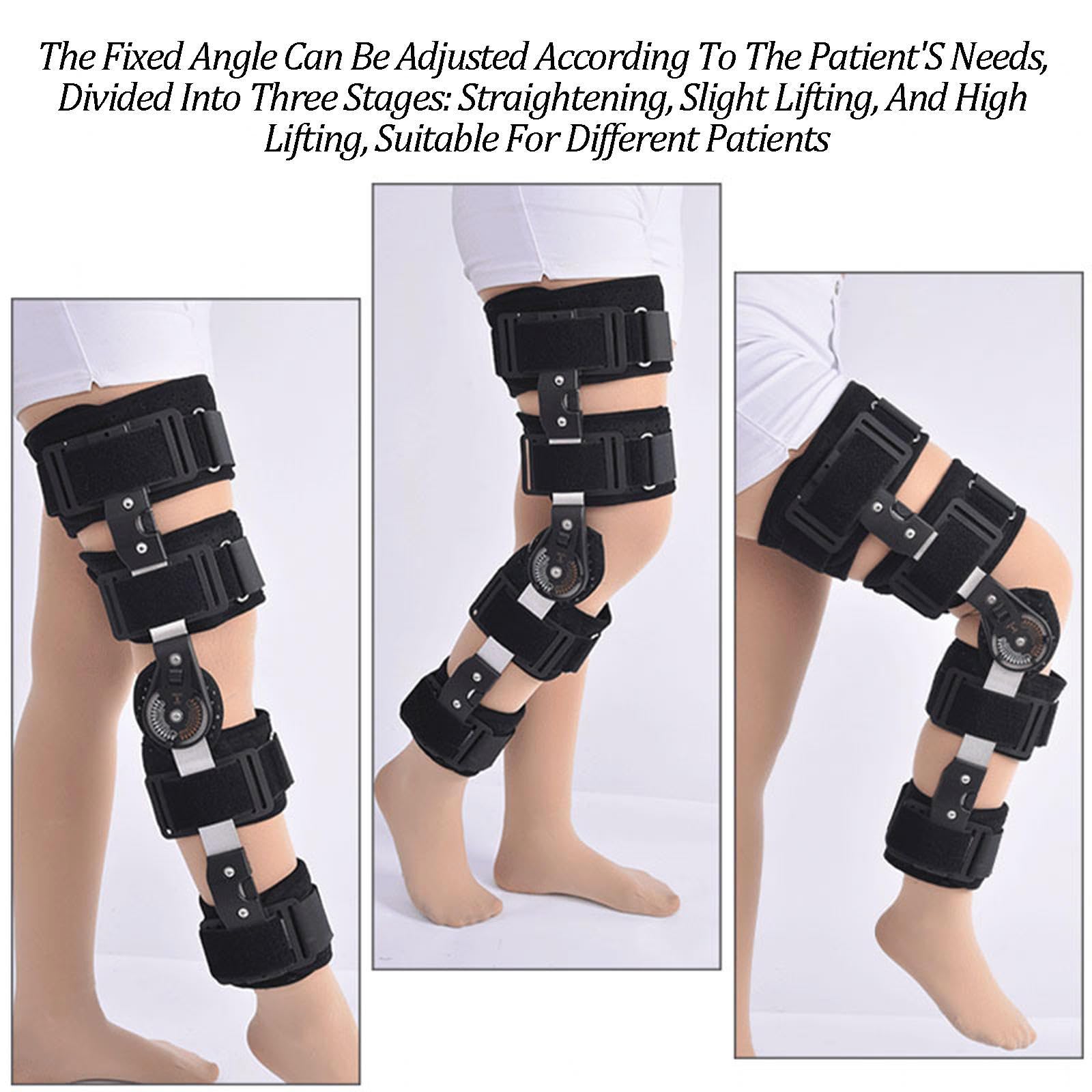Rodillera Articulada Unisex, Lesiones Menisco, Lesiones Ligamentos, Rodillera Soporte Artritis Dolor, Estabilización Fractura, Rehabilitación Posope