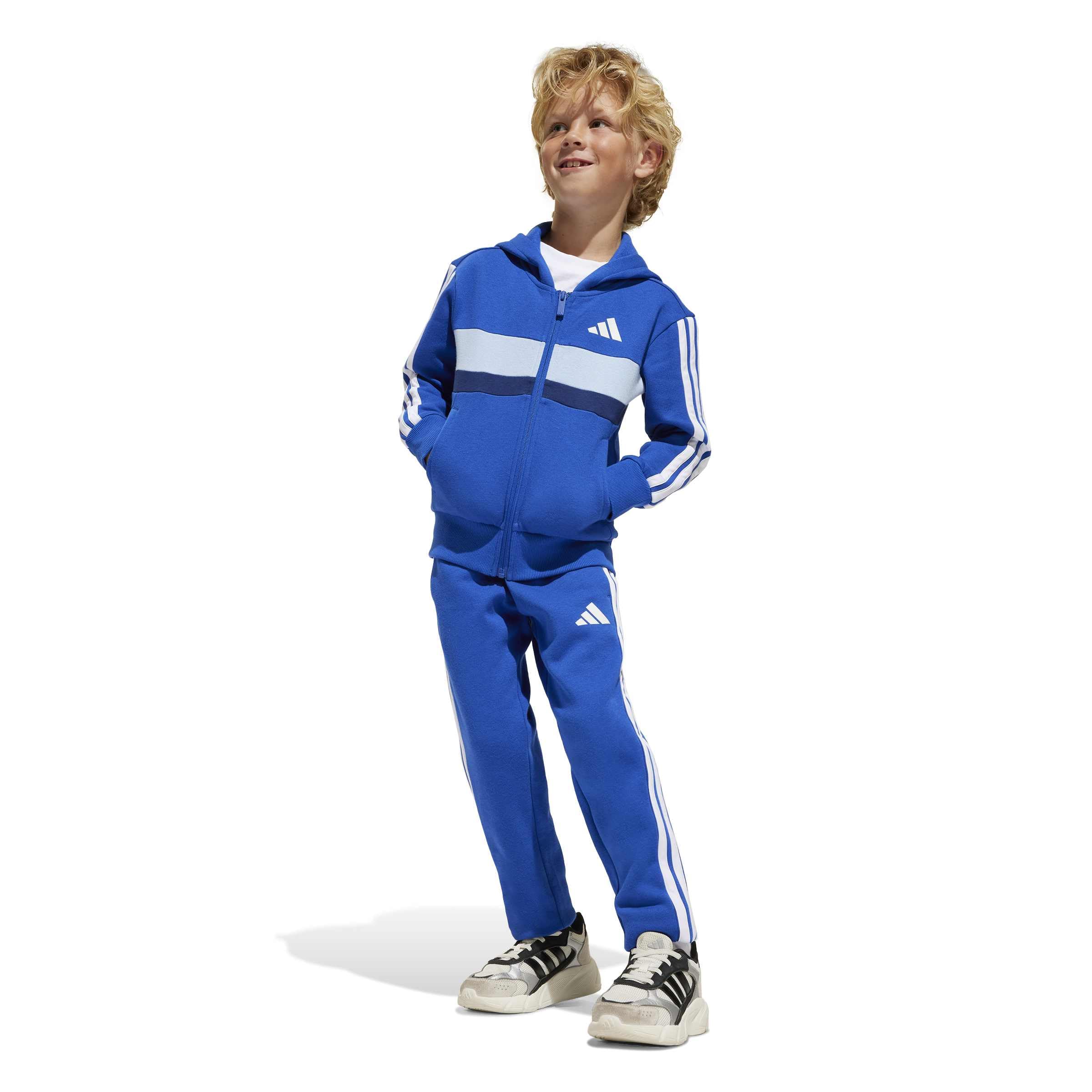 adidas Dresy Uniseks - dzieci Seasonal Essentials Tiberio 3 Stripes Fleece