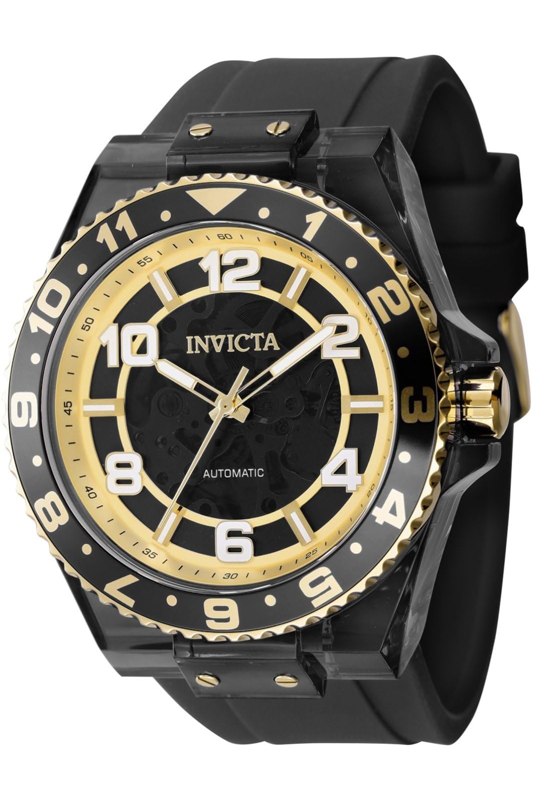 Invicta Silicone Speedway Automatic Black Dial Analog Watch for Men - 44385, Multi-Color Band (B0CMKMFR8W) Amazon Price History, Amazon Price Tracker