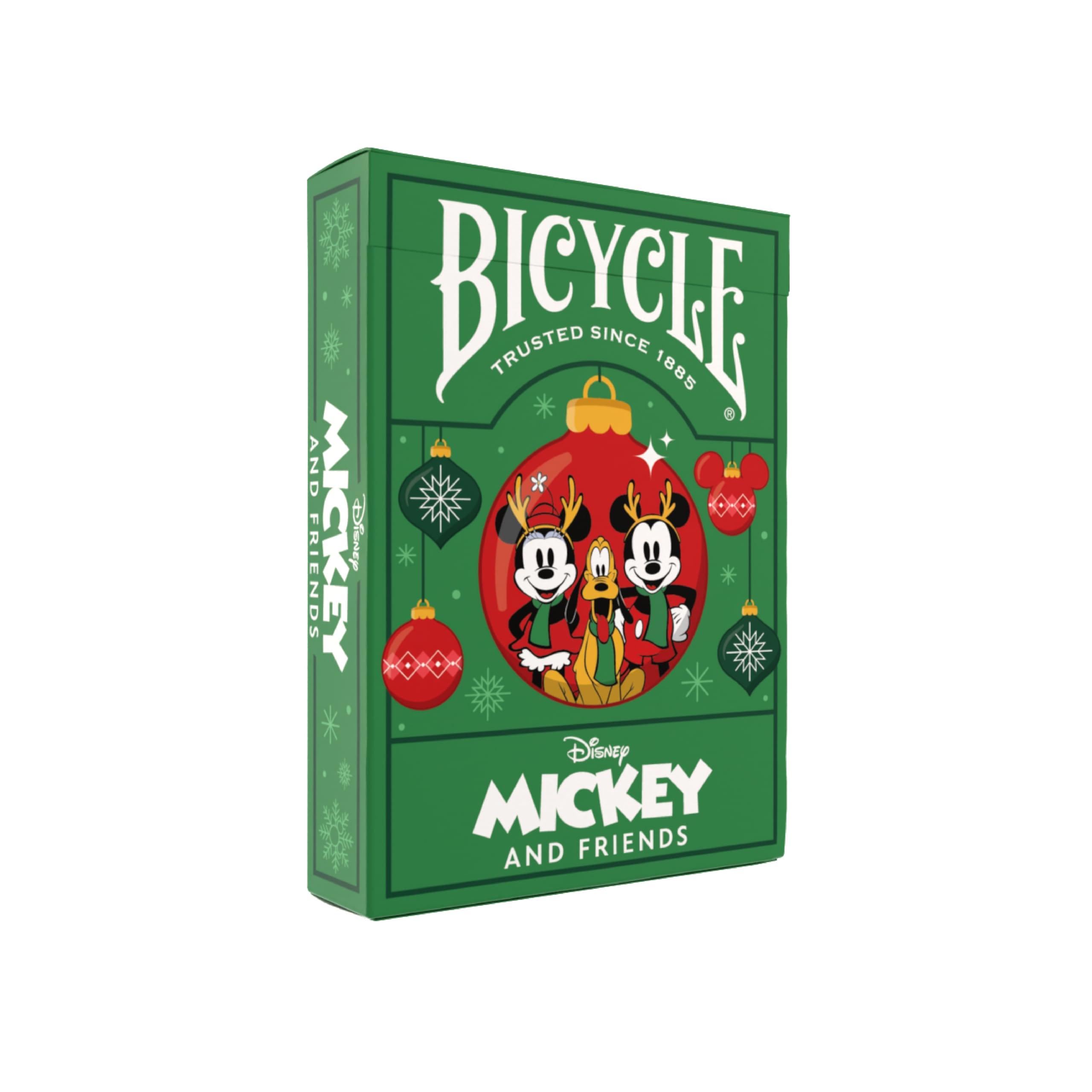 Bicycle Disney Mickey &amp; Friends Holiday Playing Cards, Christmas Deck