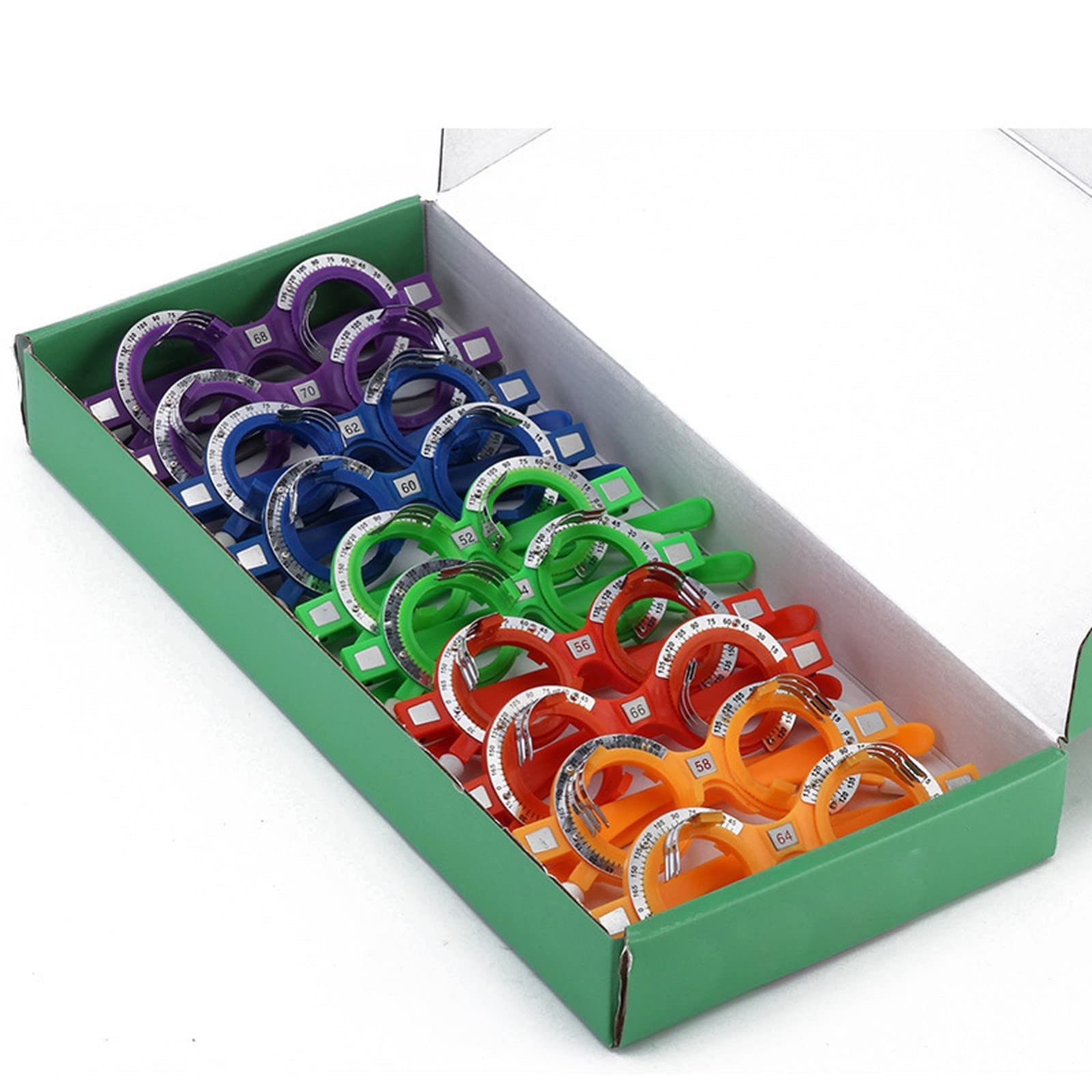 Ensemble de 10 lunettes accessoire monture de lentille d'essai optique monture d'optométrie, monture de lentille d'essai, ultraléger pour lunettes de soleil lunettes