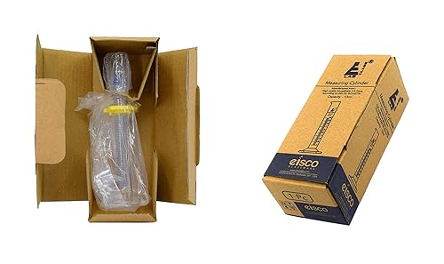 Miniatura 8 de Cilindro graduado, 1.7fl oz, ASTM, tolerancia clase A  0.0fl oz, collar protector, base hexagonal - graduaciones azules - vidrio de borosilicato 3.3