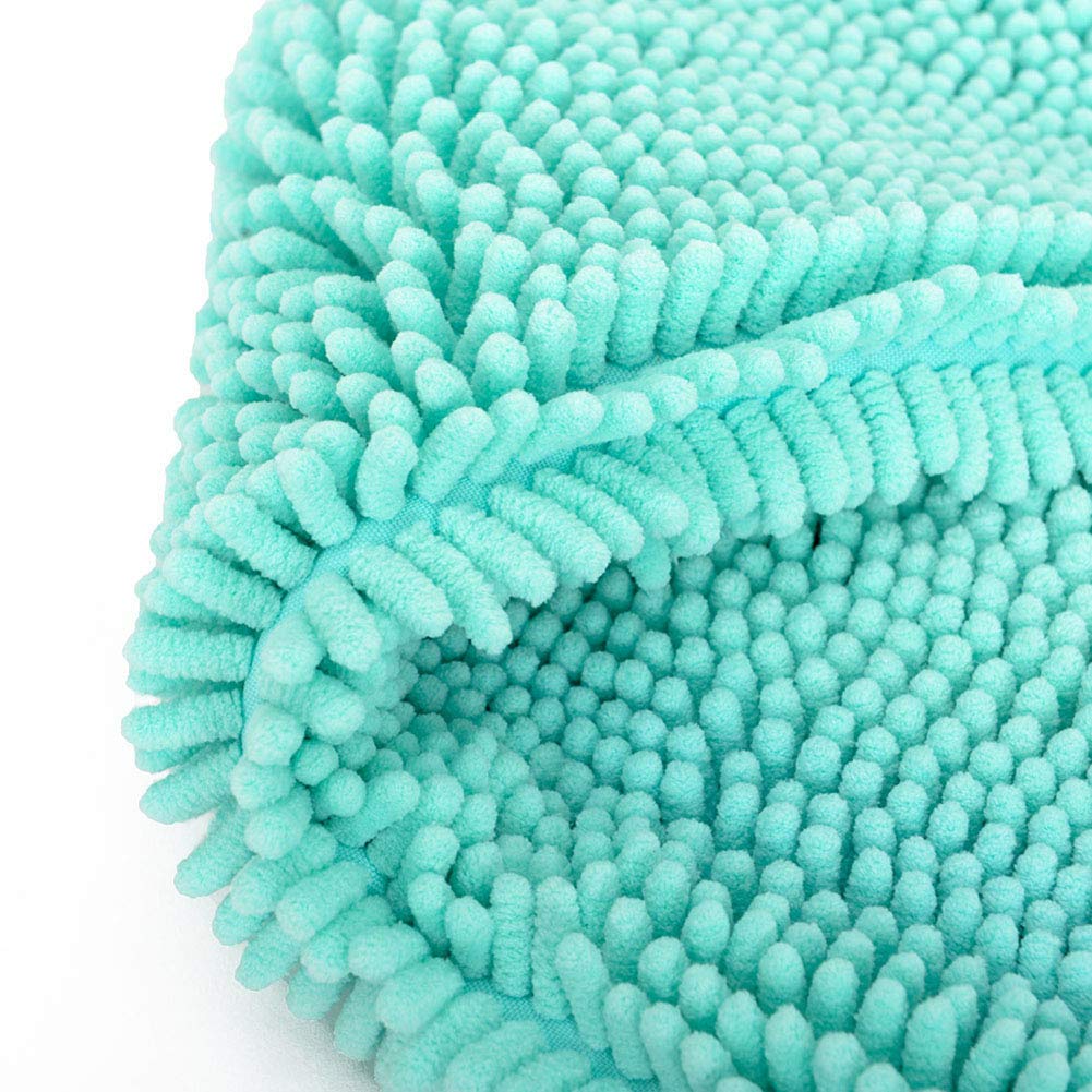Serviette de Bain Absorbante pour Animaux Serviette en Chenille Chenille pour Petits, Moyens Chiens et Chats - 35 * 65cm