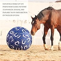 Vista 27 de Harrison Howard Howdy Bally Horse Playball Covers Mega Ball Cover for Equine Use - Exclusive Fun Patterns - Protective Carrot Print 40