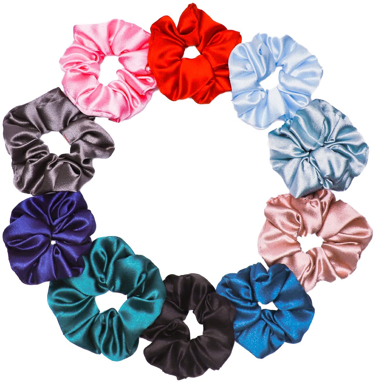 Candibella Luxury Satin Scrunchies for Women, 10 Pcs Same as Pic, Silk Satin Scrunchies for Girls, Scrunchies Satin Silk Combo with Satin Pouch, Silk Scrunchies for Women, Ponytail Holder (B0BB9ZRWZ1) Amazon Price History, Amazon Price Tracker