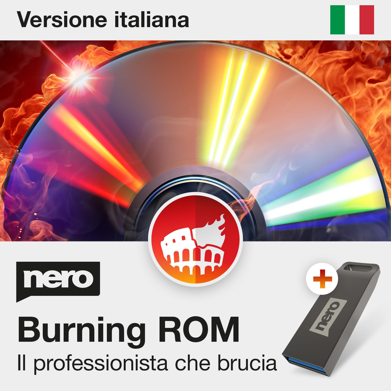 L'originale: Nero Burning ROM su chiavetta USB | Software di masterizzazione - Bruciare - Copia - Ripping - Backup di film  foto  musica e dati | CD DVD BluRay per Windows 11 / 10 / 8 / 7 | 1 PC