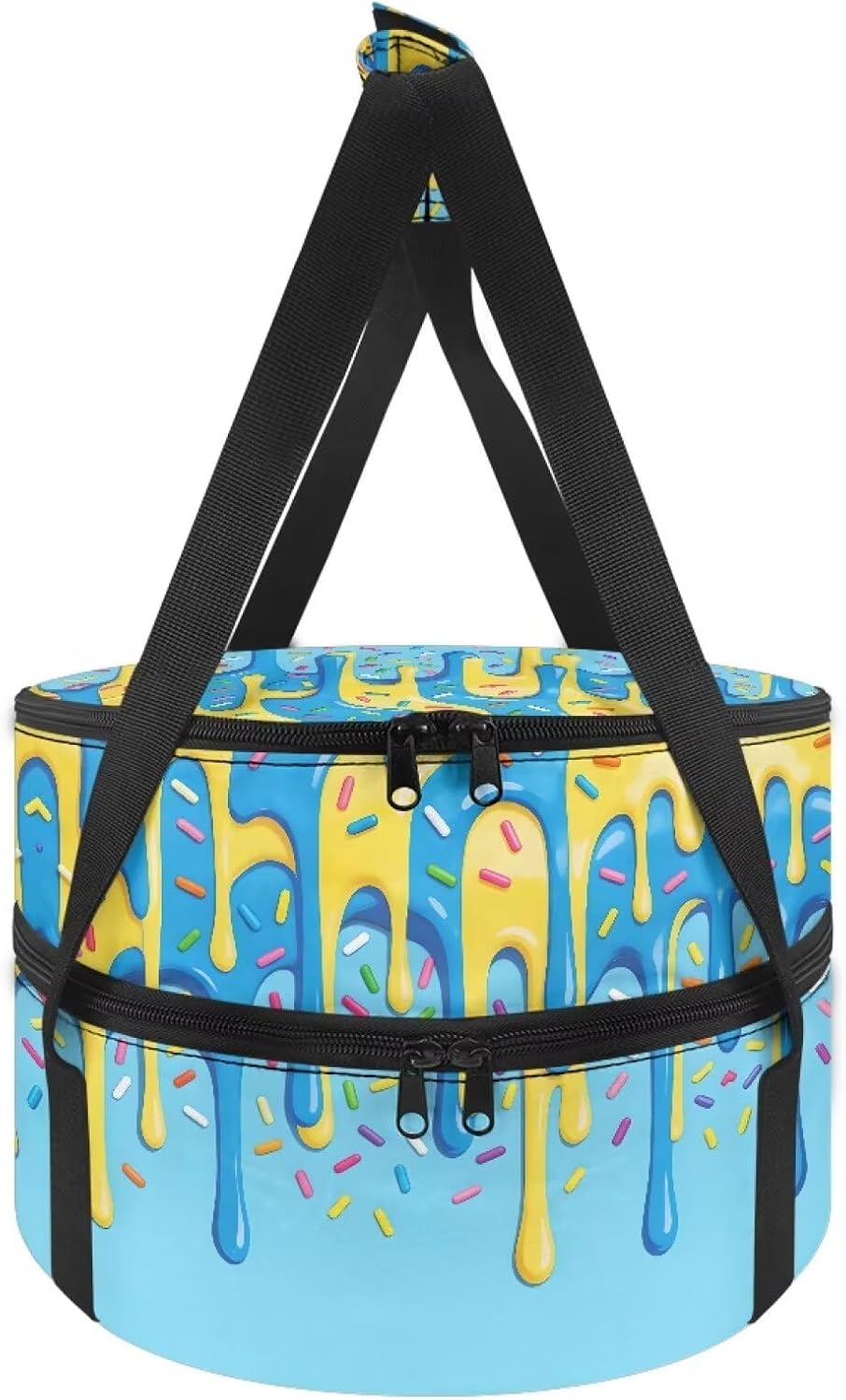 Sunflower Lunch Bag Insulated Insulated Casserole Carrier for Hot or Cold Food, Portable Insulated Pie Holder Thermal Food Carrier Pie Carrier Insulated Food Warmer