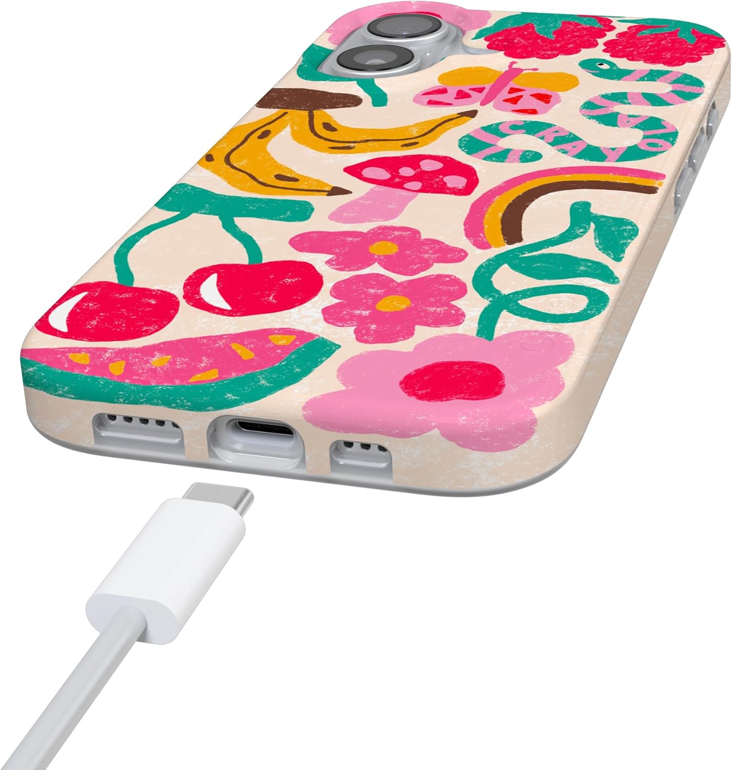 Casely iPhone 17 Case | Doodle Bug | Crayola Crayon | Compatible with MagSafe | Classic Ultra Slim Design