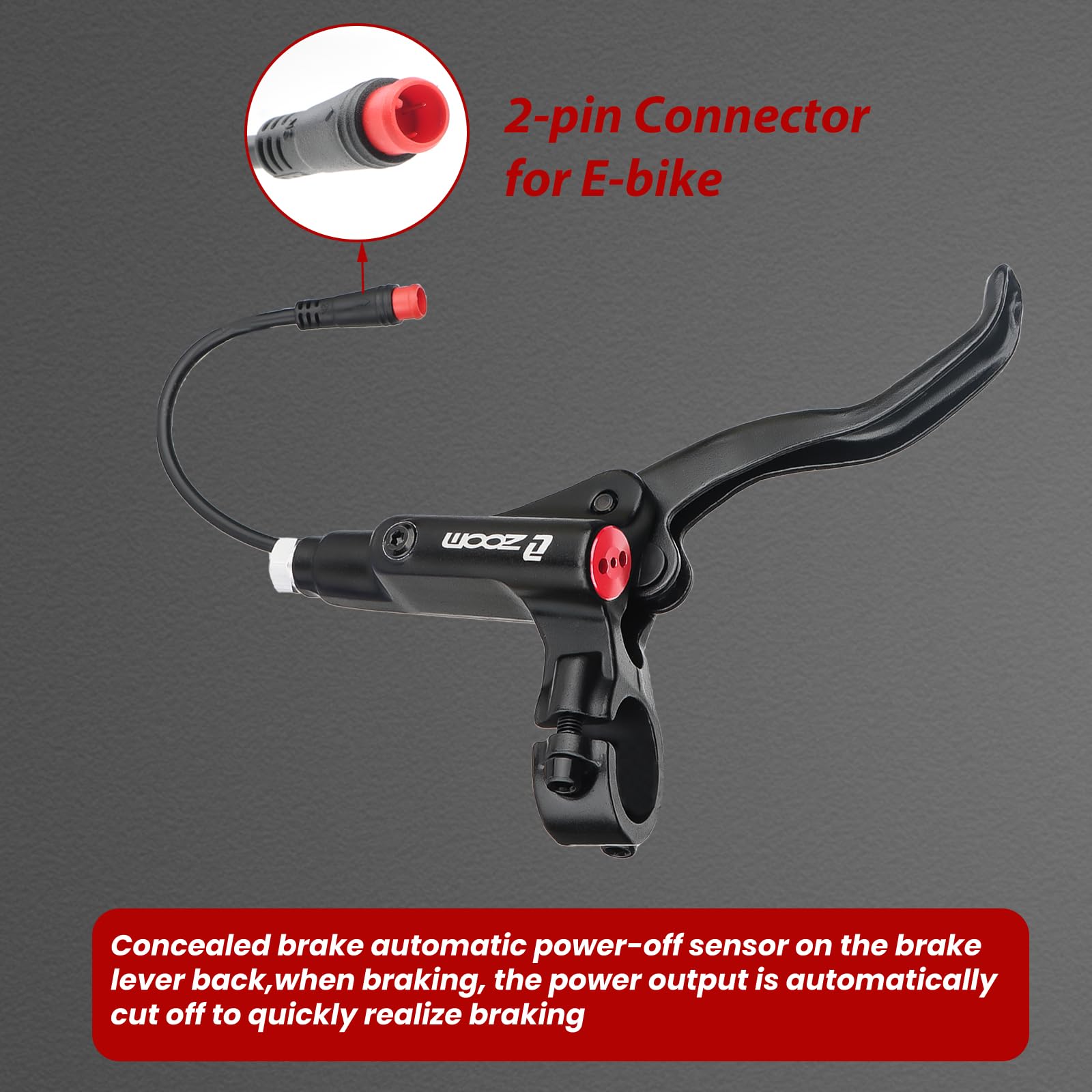 Roue Skate,Capteur De Frein De Vélo électrique, Levier De Frein