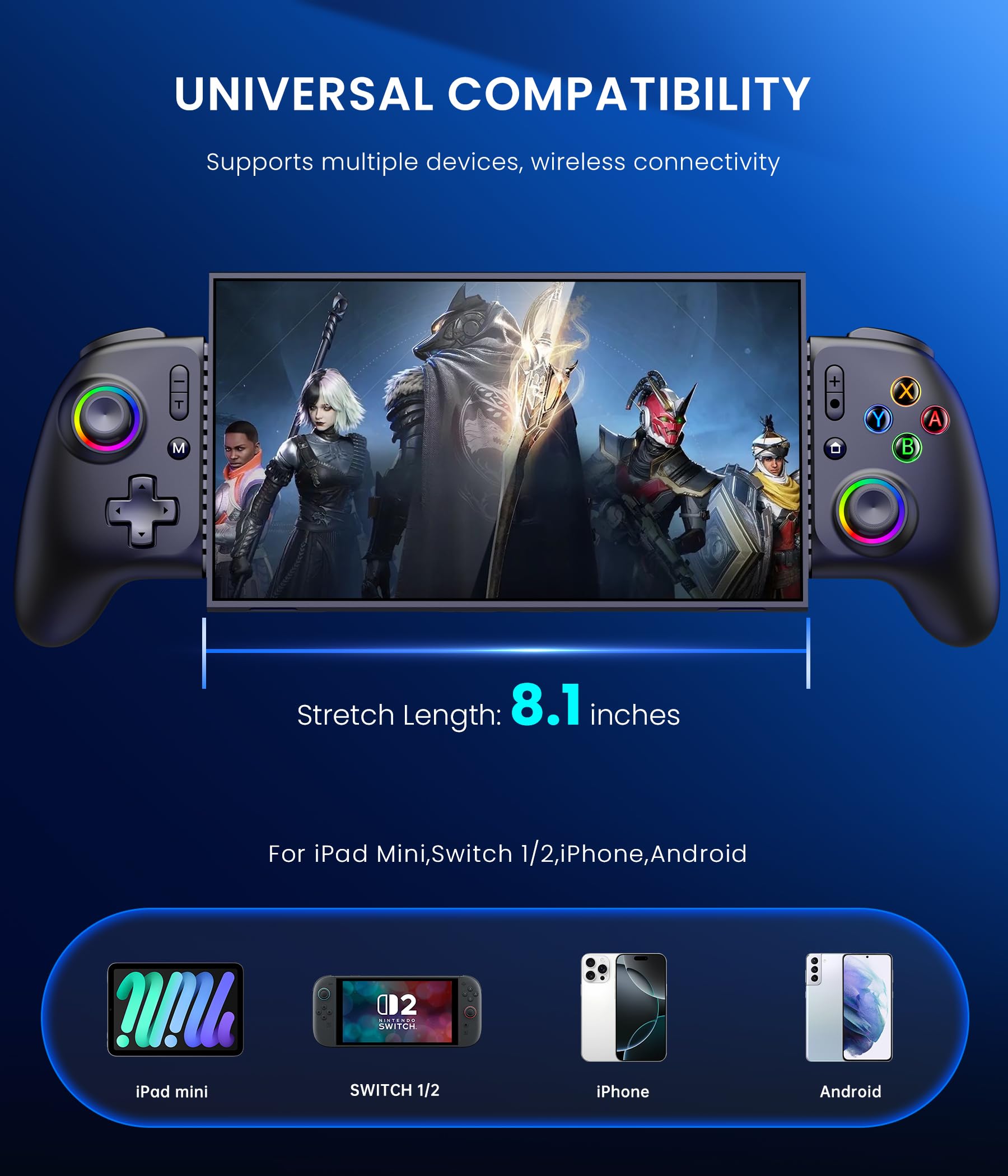 Amazon.com: Mocagen Swicth Controllers for Nintendo Switch 2/1