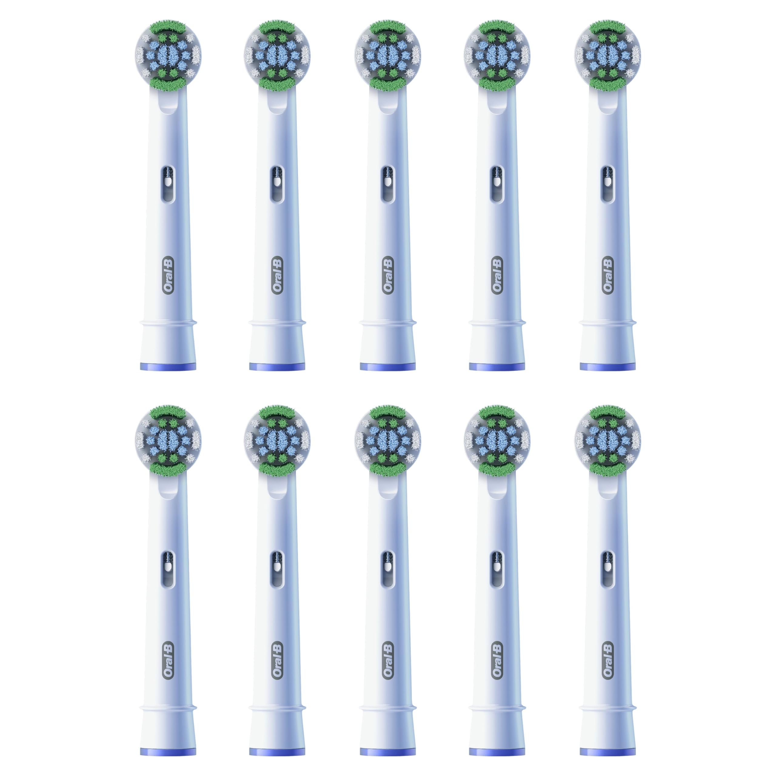 Oral-B Testine di Ricambio Pro Precision Clean, Bianche, 10 Ricambi - 10 Testine di Ricambio per Spazzolino Elettrico, Autentiche, Confezione Adatta alla Buca delle Lettere