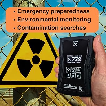 High Range Geiger Counter Model Better Geiger S-2 Nuclear Radiation Detector and Dosimeter for X-ray/Gamma Monitoring (Detector only)