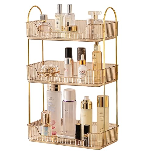 shuang qing 3 Tier Bathroom Counter Organizer Countertop Storage, Cosmetics