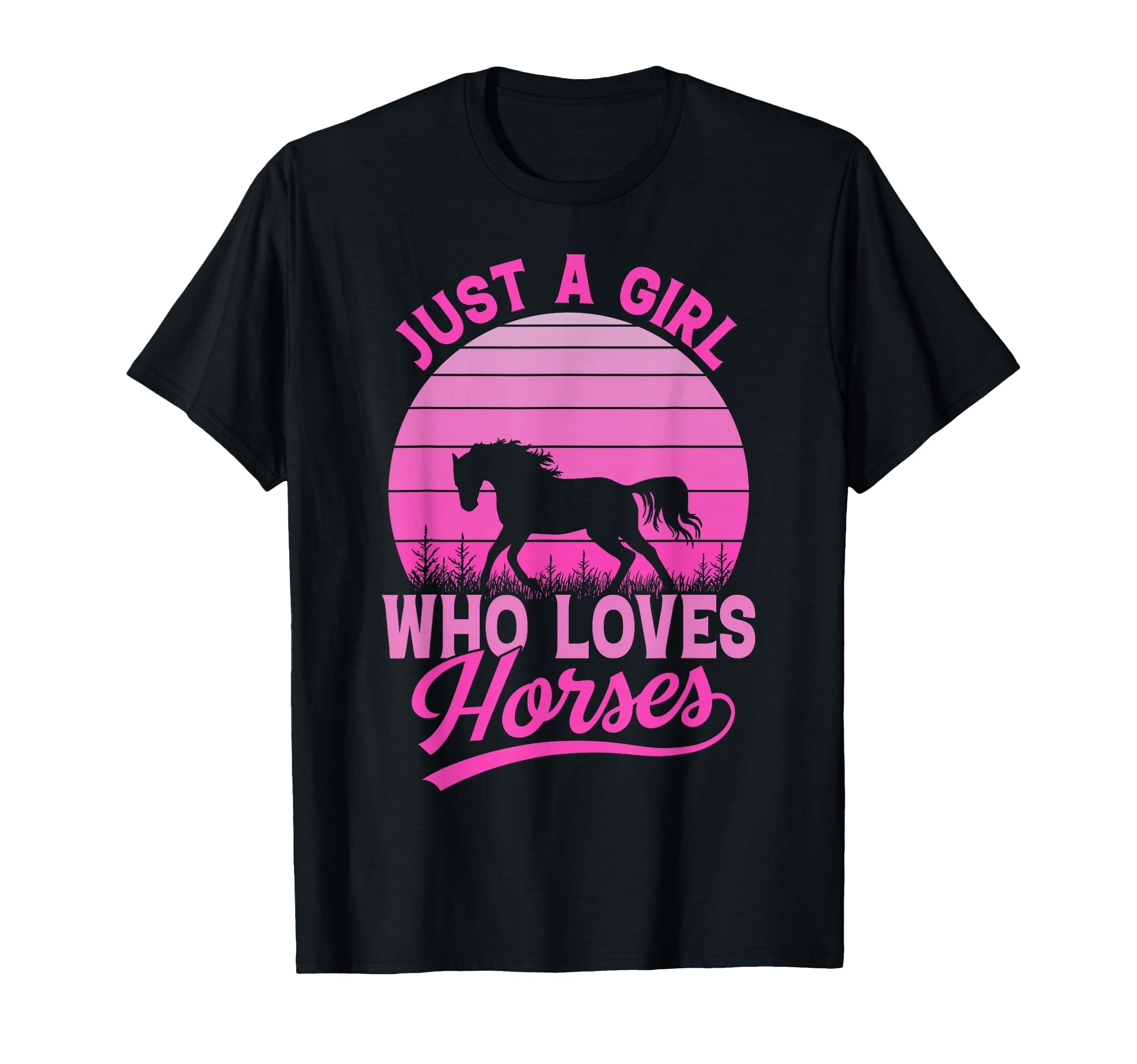 Just A Girl Who Loves Horses T-Shirt